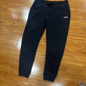 Fila Black Jogger Sweatpants